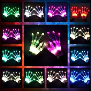EUC LED Multicolor Light Up Gloves